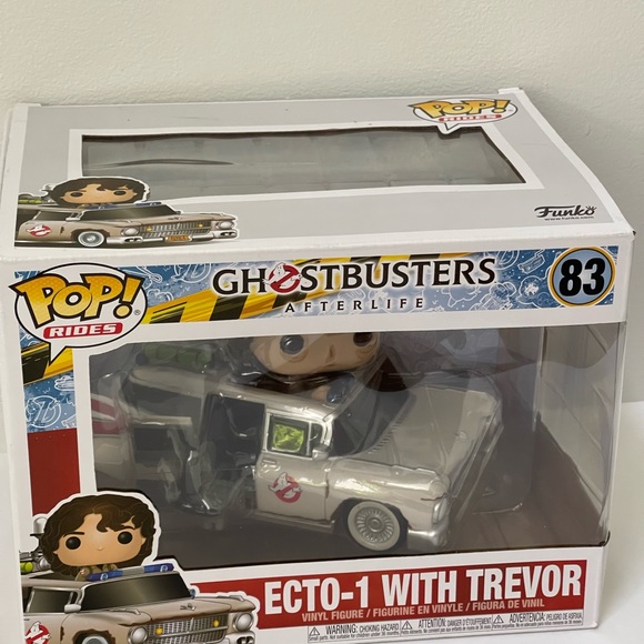 Funko POP! Rides -Ghostbusters Afterlife Vinyl Figure Set ECTO-1 WITH TREVOR #83 - Picture 3 of 5